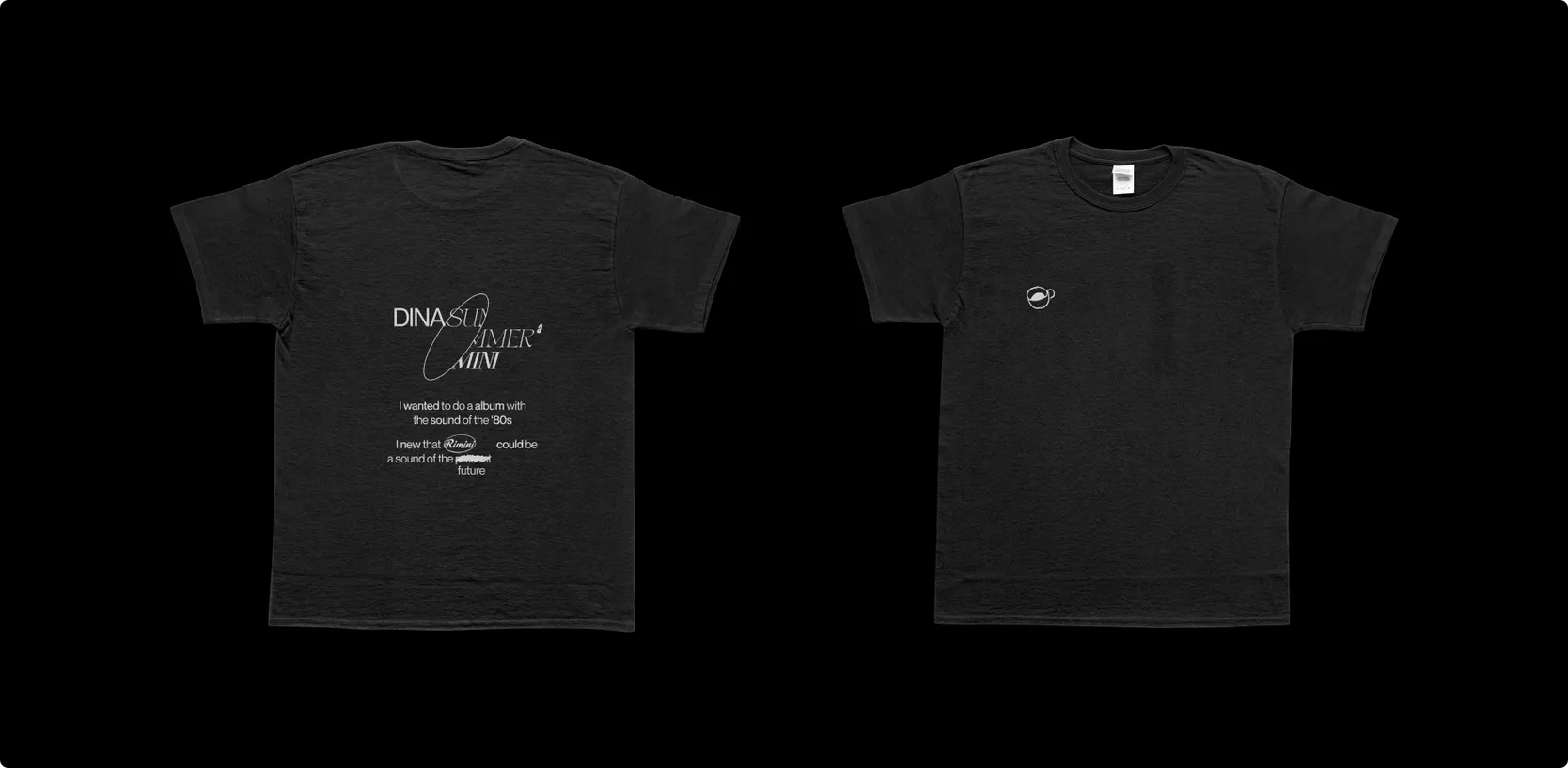 Dina Summer T-shirt, front and back
