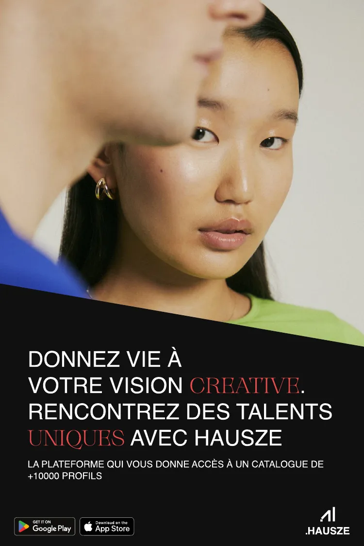 HAUSZE Instagram post reading “Donnez vie à votre vision creative”